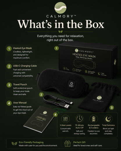 Calmory™ Rechargeable Heated Eye Mask