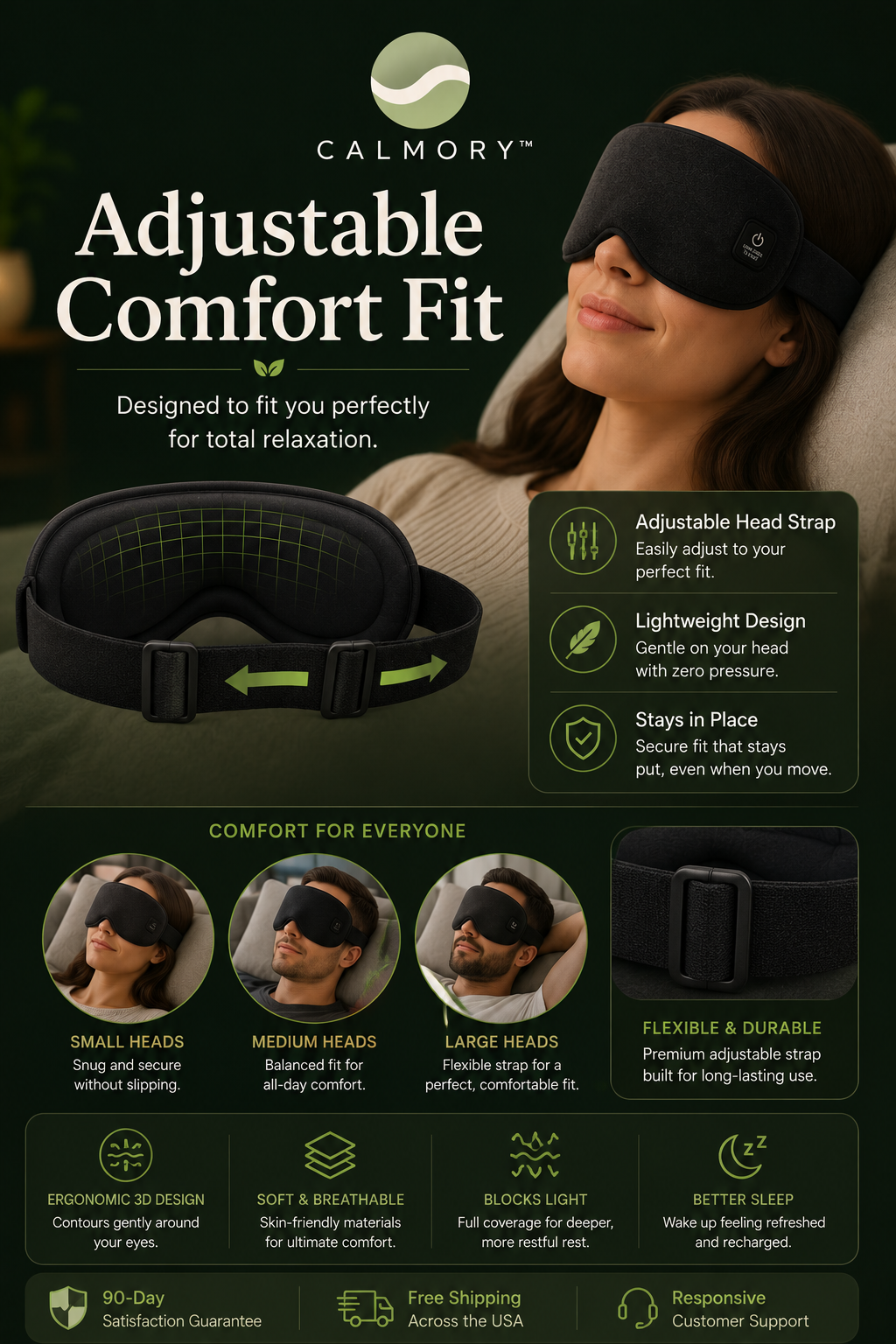 Calmory™ Rechargeable Heated Eye Mask