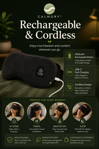 Calmory™ Rechargeable Heated Eye Mask